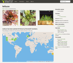 Growstuff's Lettuce crop page